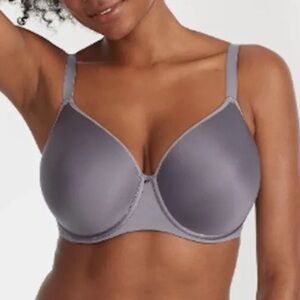 Chantelle  Comfort Chic Side Smooth Underwire Bra, Gray 38G (DDDD) / 38DDD